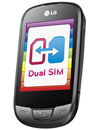 Best available price of LG T515 Cookie Duo in Opal